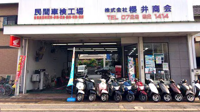 バイク新車展示